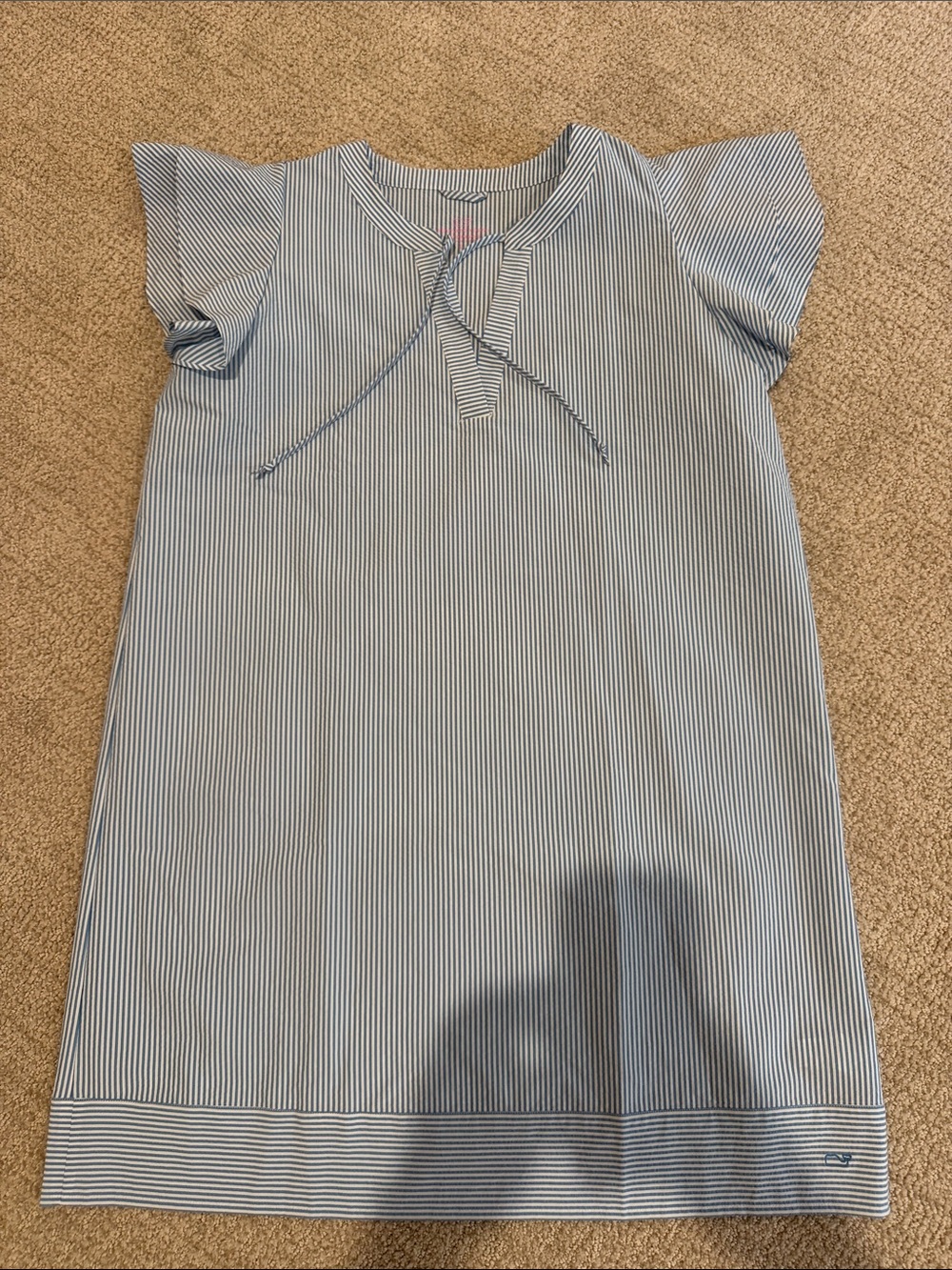 Vineyard Vines Performance Light Blue Striped Women’s Shift Dress